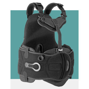 Thuasne Sleeq Max Quinn Medical Rigid Back Brace TLSO Universal Sizing Black